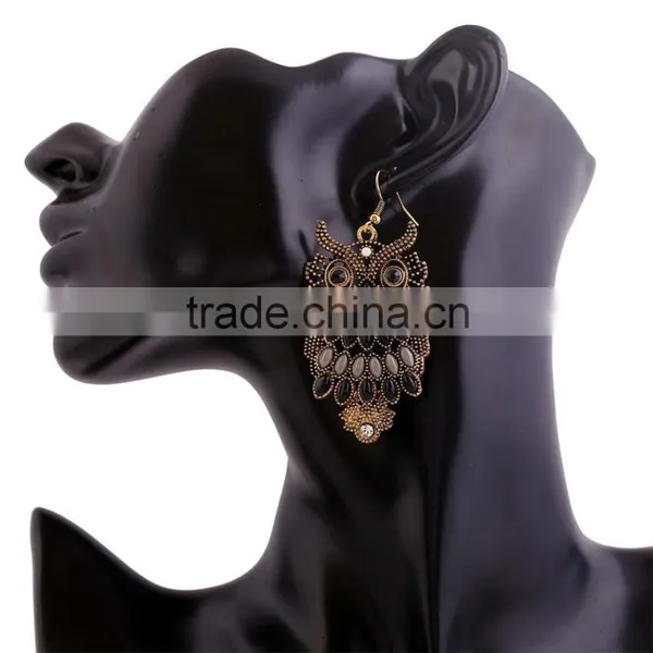 Hot Sale Fashion Cat Owl Best Quality Custom Jewelry Woman Earrings photo-3