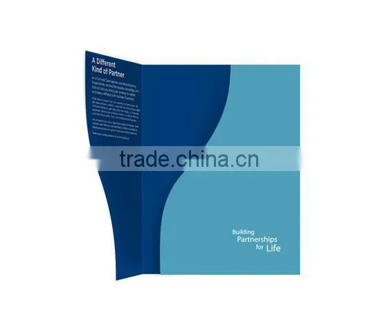 a4 Two Pocket Folder, Black Paper Folder photo-2