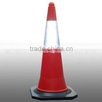 Safety Colored Reflective Banding PE Traffic Cone