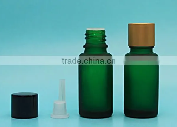 15ml 1/2 oz Green Glass Inner Dropper Bottle for Essential Oil and Olive Oil photo-2