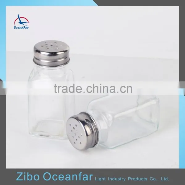 Best Selling Spice Shaker Bottles Mini Glass Spice Jar Square Glass Condiment Bottle Quality Choice photo-4