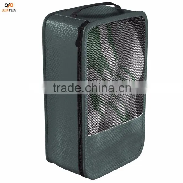 Luckiplus Shoe Bag - Convenient Packing System For Your Shoes When Traveling Grey