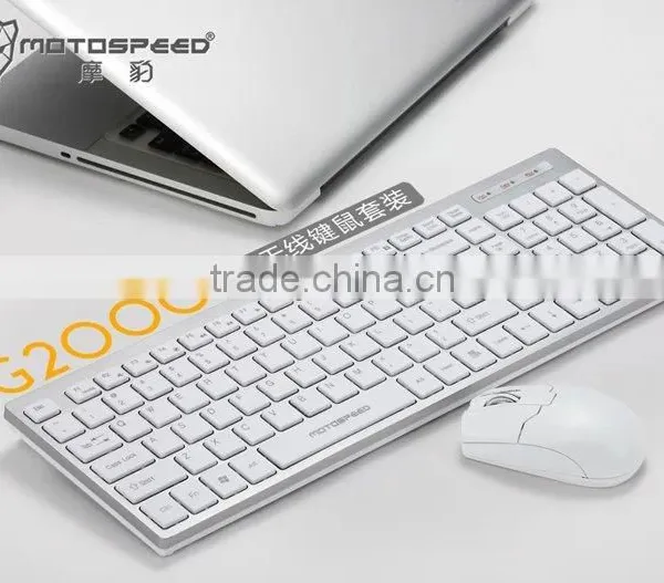 2016 Latest Popular and Stylish Keyboard 2.4G Wireless Keyboard and Mouse Combos photo-2