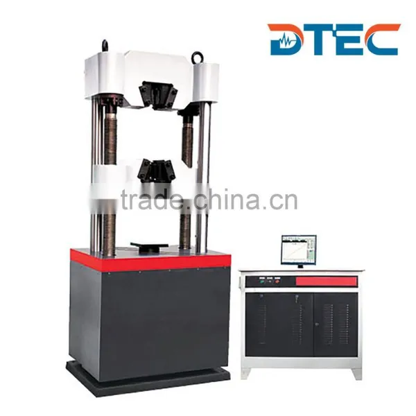 DTEC DEW-1000D Hydraulic Universal Testing Machine,1000KN,Computer Display,Electro-hydraulic Servo Motor,Manufacturer Price