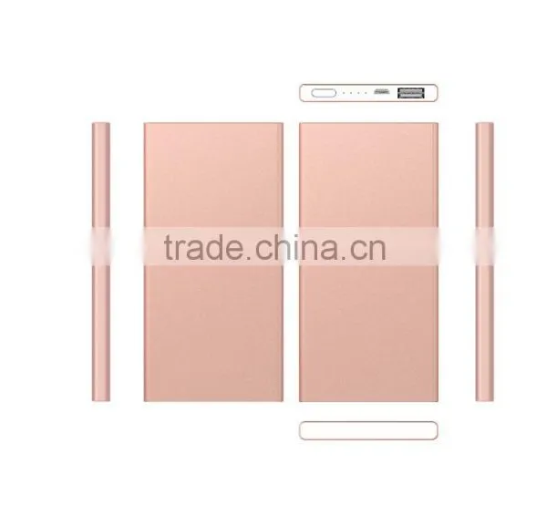 2016 Super Slim Portable High Capacity 6000mah Power Bank For Mobile Phone and Tablet photo-2