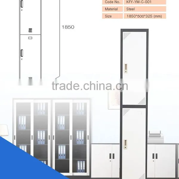 Office Furniture Price List Steel Metal Wardrobe Sliding Door Roller photo-2