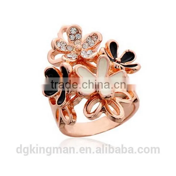 Kingman Customized Unique Gem Edge Ring