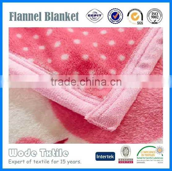 China Blanket Printed Flannel Fleece Blanket Used in Hotel photo-6