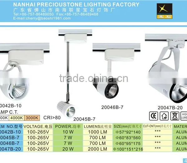 Hot Selling Ce Rohs Aluminum Led Track Light Silver photo-4