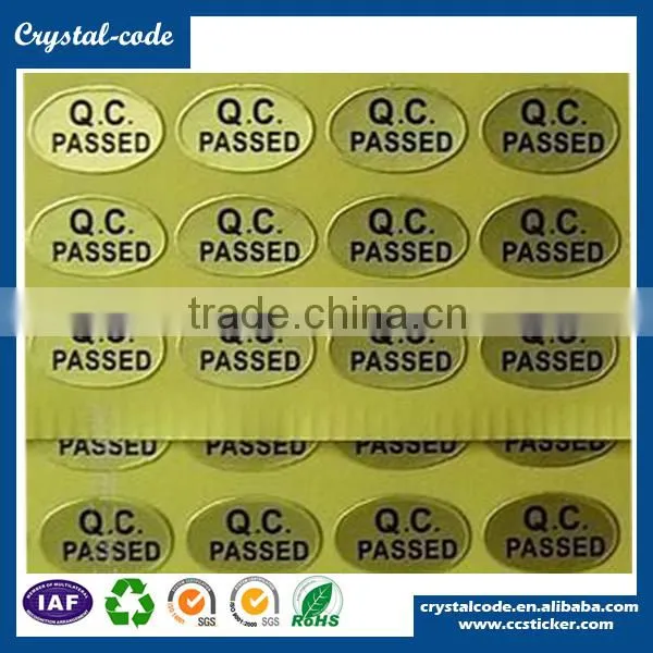 Soon Delivery Custom Sticker Wholesale Metallized Sheets Gold Paper photo-5