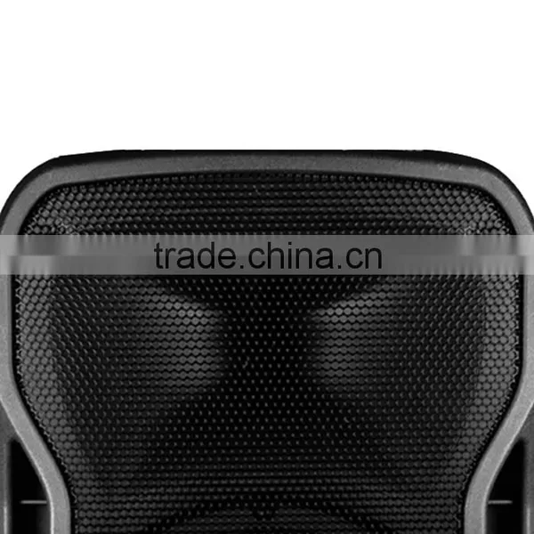 15ch Hight Power Plastic Portable Trolley Speaker With USB SD Remote photo-2
