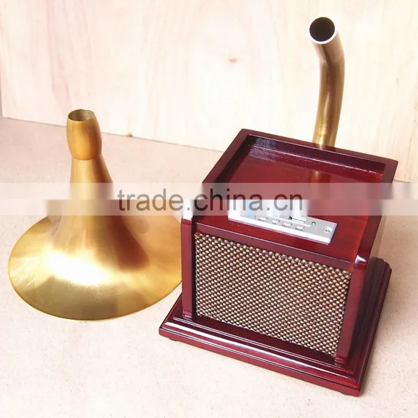 Rain Lane Gift Horn Gramophone Model With USB SD Bluetooth photo-3