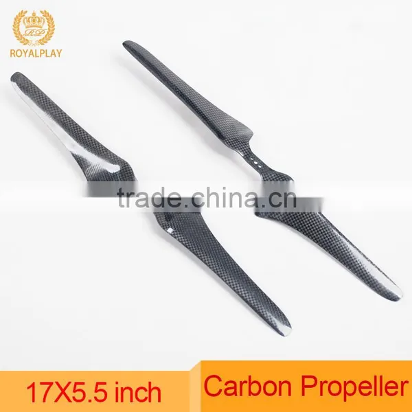 High Quality 1755 Carbon Fiber CW & CCW Propeller for Quadcopter Multirotor Aircraft