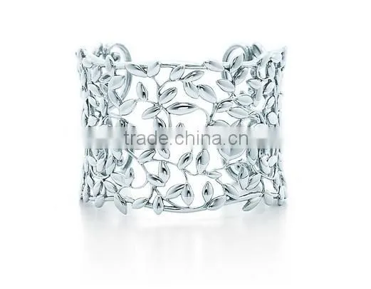 Stainless Steel Newest Style for Olive Leaf Design Bracelet photo-3