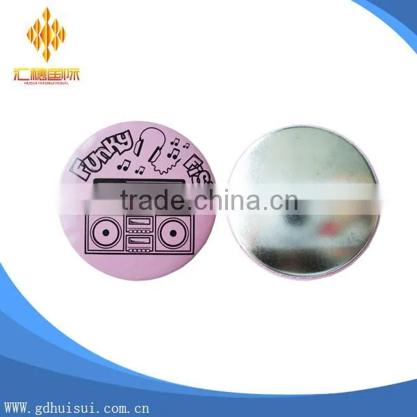 custom manual button maker/ button badge with plain back