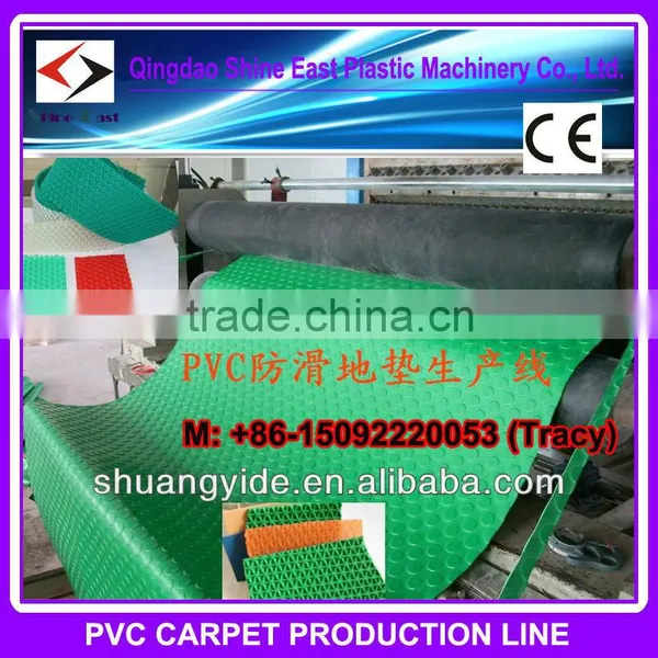 PVC Coil Mat Making Machine / Carpet Mat Production Line photo-4