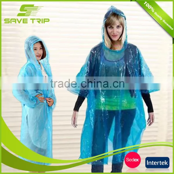 Universal Size Womens Men Kids Disposable Waterproof Yellow Rain Coat photo-4