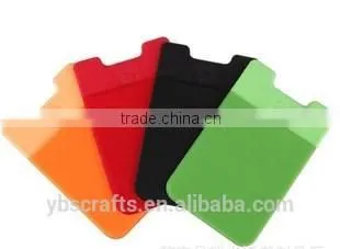China Supplier Whosale Lycra Cell Phone Sticker Card Holder photo-4