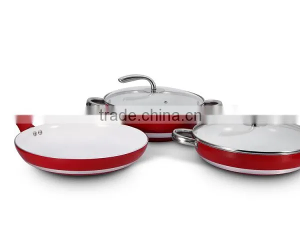 Aluminum Cookware Set With Ceramic Coating