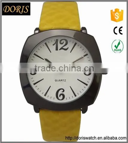 LOGO Custom Fashin Leather Watch Stainless Steel Back Women photo-4