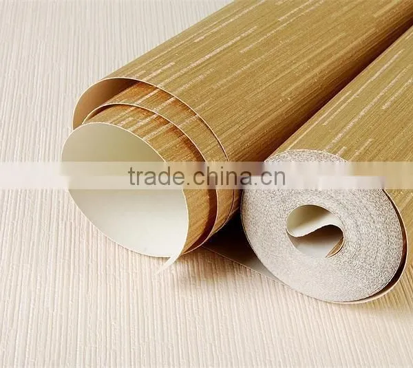 Golden Waterproof Vinyl Motel Wallpaper photo-6