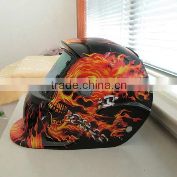 Skull Flame Industrial Face Shield photo-3