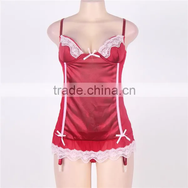 In Stock Hot on Sale Girls Sex Babydoll Dress 2016 Plus Size Sexy Lingerie photo-3