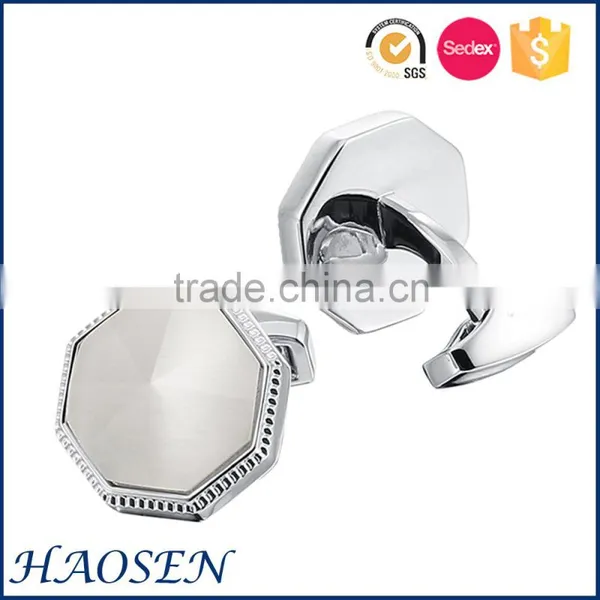 2016 Top Sale Novelty Stone Mens Cufflinks photo-2