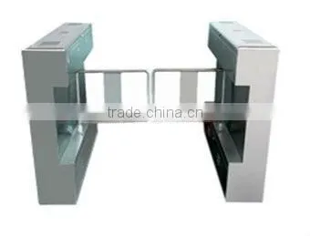 Optical Sensor 304 Stainless Steel Waist Height Automatic Swing Barrier Gate Turnstile