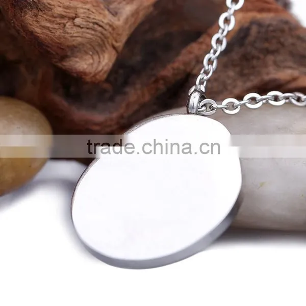 Stainless Steel Enamel Semi Pendant Jewelry photo-3