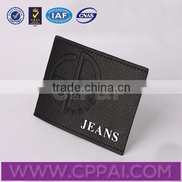 Fashion Design Jeans Leather Patch Label photo-2