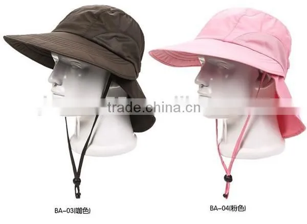 Protective Removable Outdoor Spring Summer Sun Hat Mountain Jungle Fisherman Fishing Hats for Men and Women photo-2