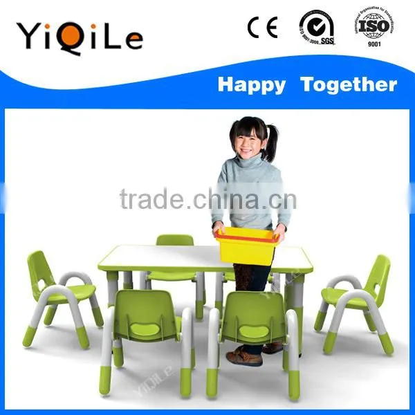 Preschool Desk Plastic Table Plastic Chair for Children