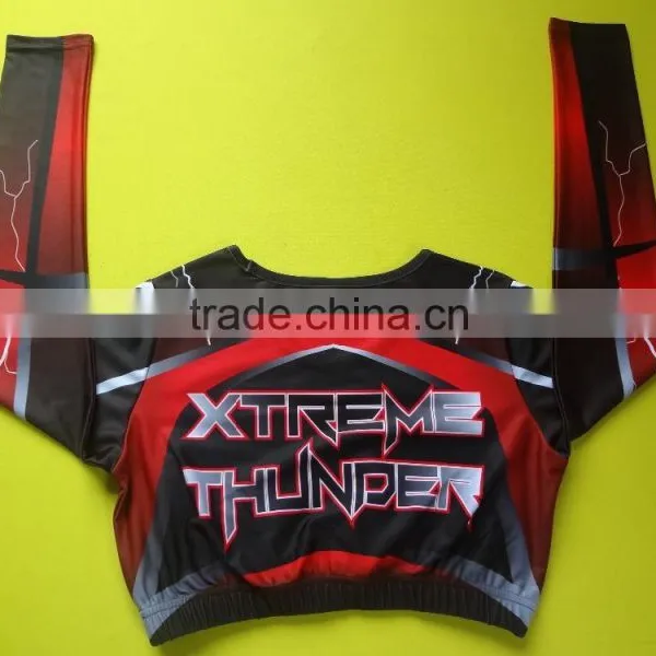 Combo Sport Fully Dye Sublimation Custom Cheerleading Uniform No MOQ photo-3