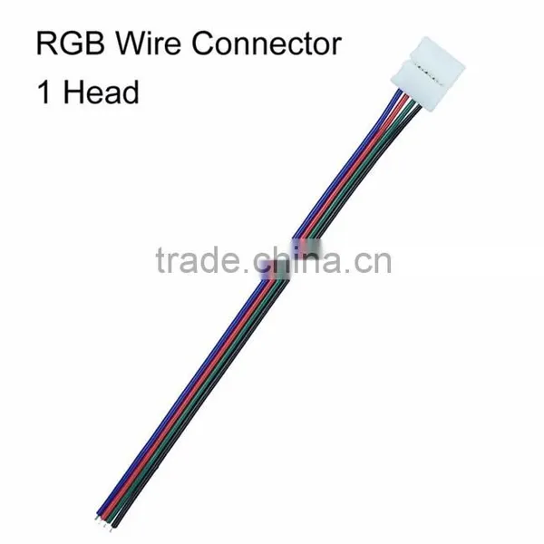 4pin LED Strip Clip, 4 Pin RGB LED Strip Connector For 10mm Width 5050 RGB photo-3