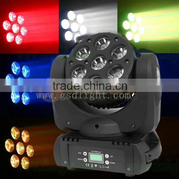 4in1 7pcs Led Moving Head Beam Light Led Mini Moving Head Light photo-2