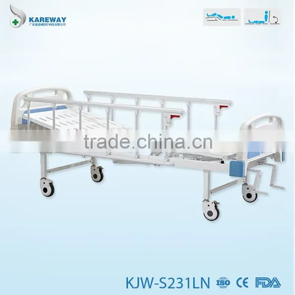 Modern Manual Two Cranks Cheap Simple Foldable Hospital Bed Design photo-6