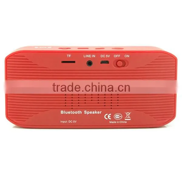 S305 Red Color Trending Hot Products Portable Mini Speaker With fm Radio photo-3