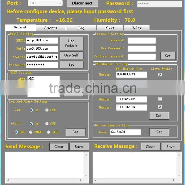 GSM Temperature Log and Alarm Device Email Log Function Designed photo-4