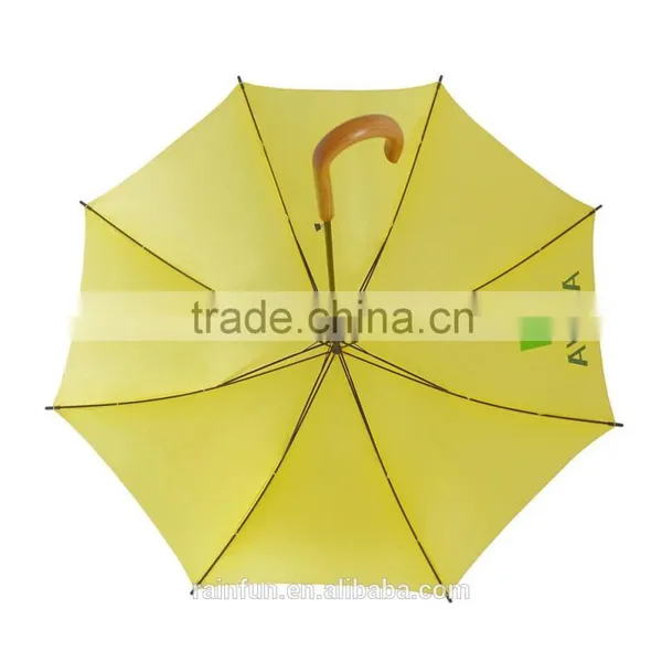 Long Straight Wooden Handle Umbrella for Sale photo-3
