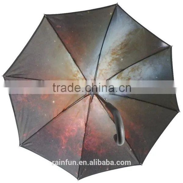 Promotional Advertising Outdoor Long Stick Handle Umbrella photo-3