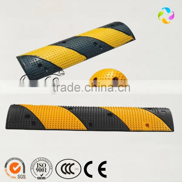 Effectively Traffic Calming Reflective Rubber Speed Bump photo-6
