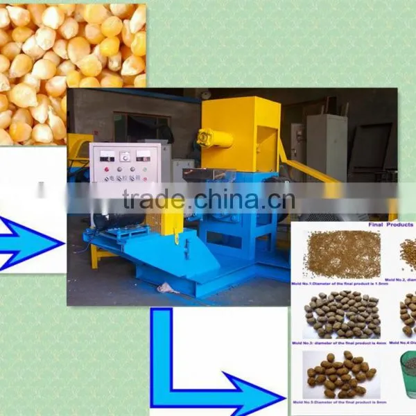 Screw Type Pet Fish Feed Pellet Machine(website:shuliy218)