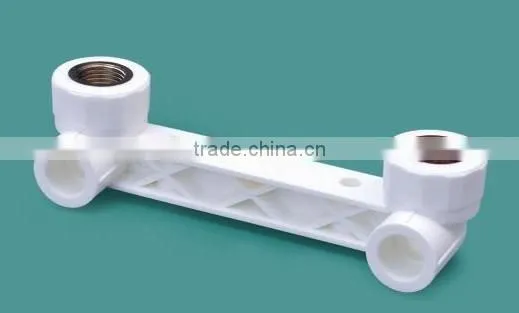 Good Quality PPR Double Elbow With Brass photo-3