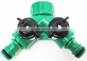 Plastic 2-Way Snap-In Garden Y Shut-Off Valve photo-2