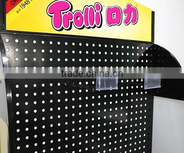 Supermarket Rotating Pegboard Metal Display Stand photo-3