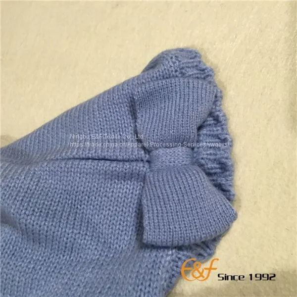 Plain Color Lovely A Shape Hooded Sweater Cardigan Poncho photo-3