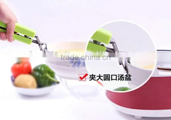 CY171 Stainless Steel Grill Clip Dish Bowl Grill Tools photo-2