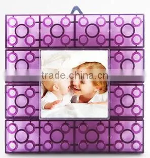 DIY Block Toy Photo Frame LED Table Lamp photo-3