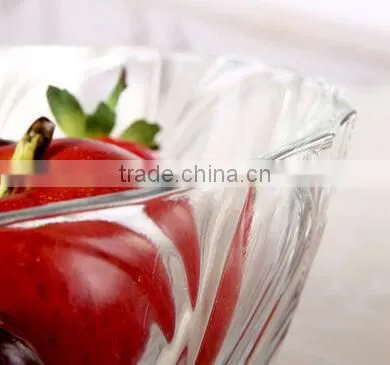 9inch,8inch, 6.5inch 5.5inch, 4.5inch Clear Glass Fruit or Salad Bowl photo-4